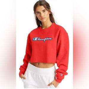 Champion Long Sleeve Crop Top